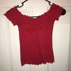 Off the shoulder top